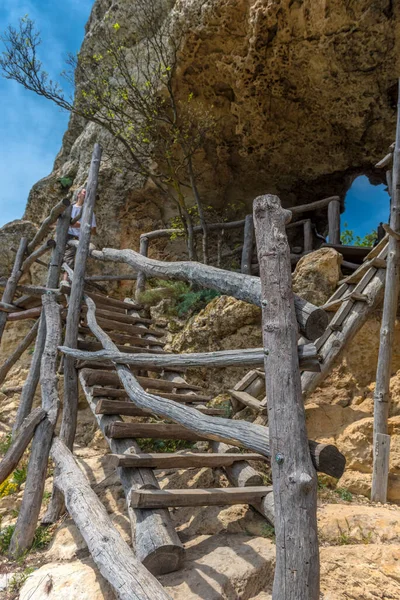 Klooster Chelter Marmara Berg Chelter Kaya Krim Dorp Ternovka — Stockfoto