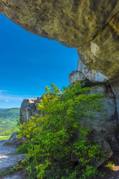 Mangup Kale Ciudad Cueva Crimea Día Soleado — Foto de Stock