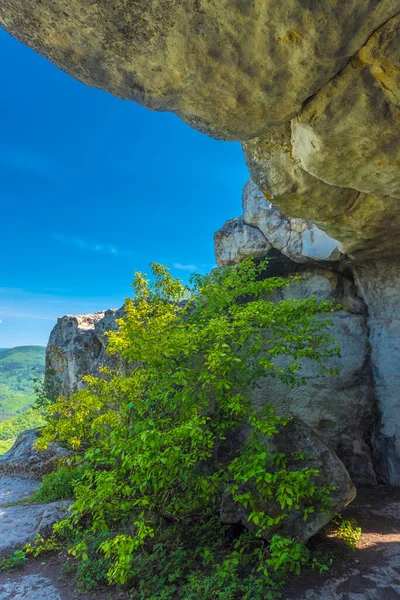 Mangup Kale Ciudad Cueva Crimea Día Soleado — Foto de Stock
