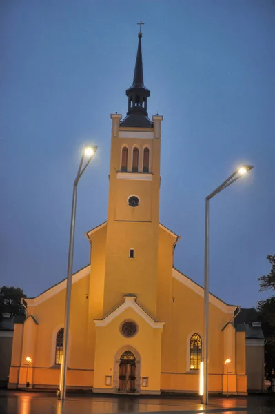 Tallinn Estonia 2016 John Lutheran Church Built 1867 — Stock Fotó