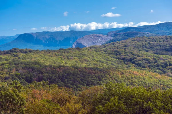 Krásný Výhled Krajinu Podzimních Horách Krym Baydar Valley — Stock fotografie