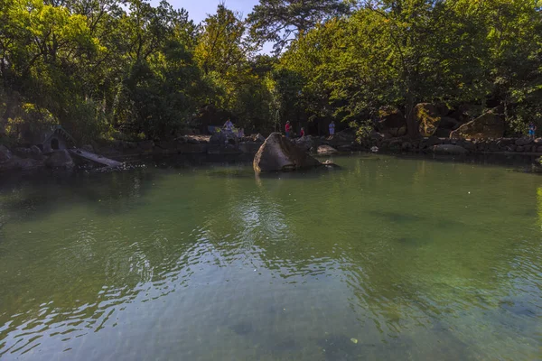 Verano Jugosa Toma Con Vistas Increíblemente Hermoso Parque Palacio Vorontsov —  Fotos de Stock