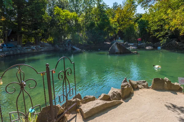 Verano Jugosa Toma Con Vistas Increíblemente Hermoso Parque Palacio Vorontsov —  Fotos de Stock