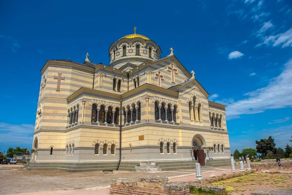 2021 Krím Szevasztopol Történelmi Régészeti Rezervátum Tauric Chersonesos Szent Vladimir — Stock Fotó