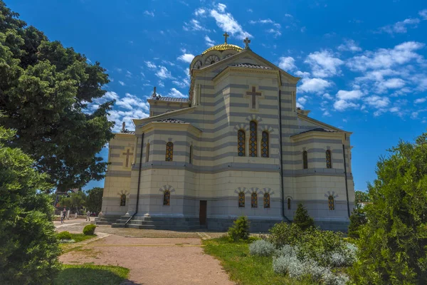 2021 Crimeia Sevastopol Reserva Histórica Arqueológica Tauric Chersonesos Catedral São — Fotografia de Stock