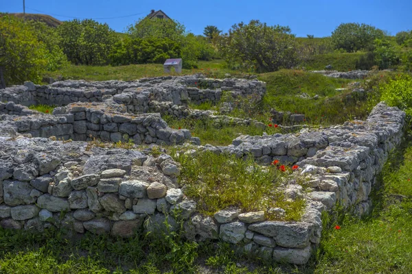 세바스토폴 2021 Museum Reserve Chersonesos Tauride 헤라클레스 반도에 그리스인들이 — 스톡 사진