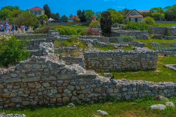세바스토폴 2021 Museum Reserve Chersonesos Tauride 헤라클레스 반도에 그리스인들이 — 스톡 사진