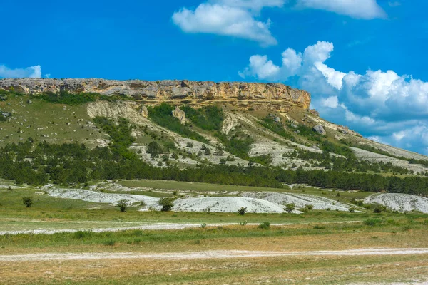Prachtige Landschap Van White Rock Belaja Scala Rock Kaya Crimea — Stockfoto