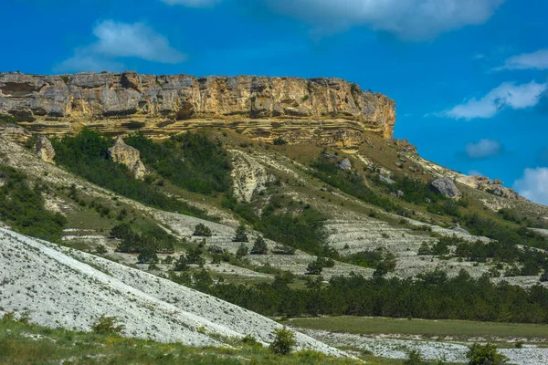 Beyaz Kaya Veya Belaya Scala Güzel Manzara Kaya Kaya Kırım — Stok fotoğraf