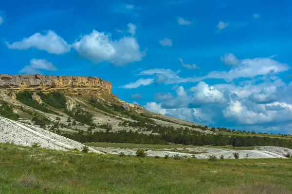 Prachtige Landschap Van White Rock Belaja Scala Rock Kaya Crimea — Stockfoto