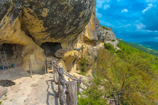 Klooster Chelter Marmara Berg Chelter Kaya Krim Dorp Ternovka — Stockfoto