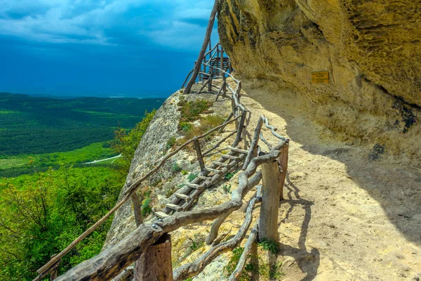 Monasterio Chelter Mármara Monte Chelter Kaya Crimea Pueblo Ternovka — Foto de Stock