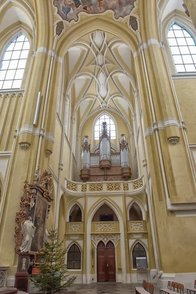 Kutna Hora チェコ共和国 2019年9月15日 聖母と洗礼者聖ヨハネの大聖堂と9月15日に元修道院の教会オルガン 2019年クトナ チェコ — ストック写真