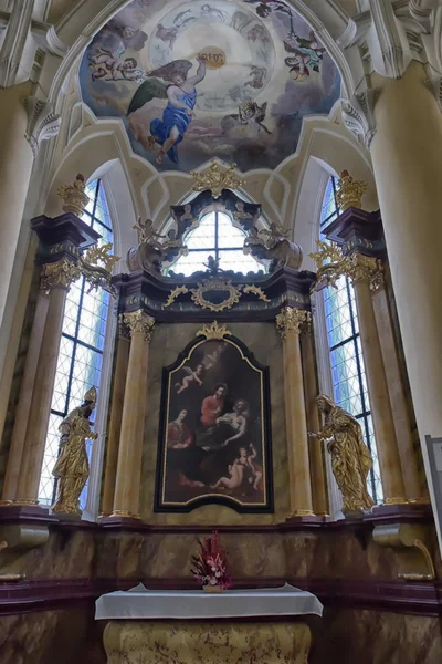 Kutna Hora Czech Republic Órgano Iglesia Catedral Asunción Nuestra Señora —  Fotos de Stock