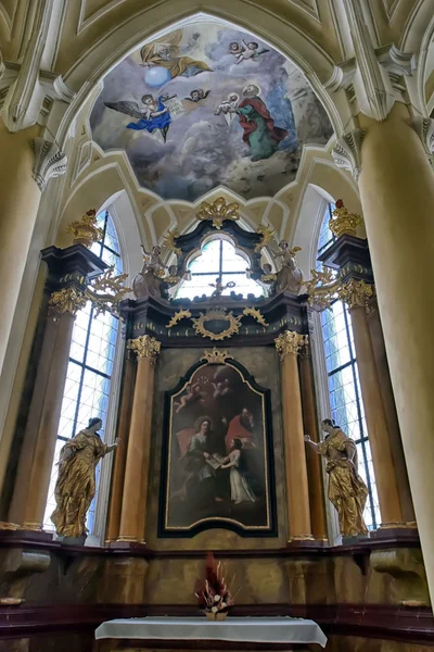 Kutna Hora République Tchèque Organe Église Dans Cathédrale Assomption Notre — Photo