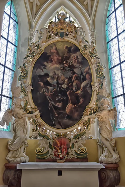 Kutna Hora Czech Republic Órgão Igreja Catedral Assunção Nossa Senhora — Fotografia de Stock