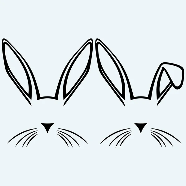 Symbol hare öron — Stock vektor