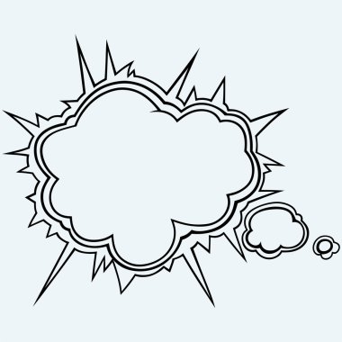 konuşma balonları. vektör