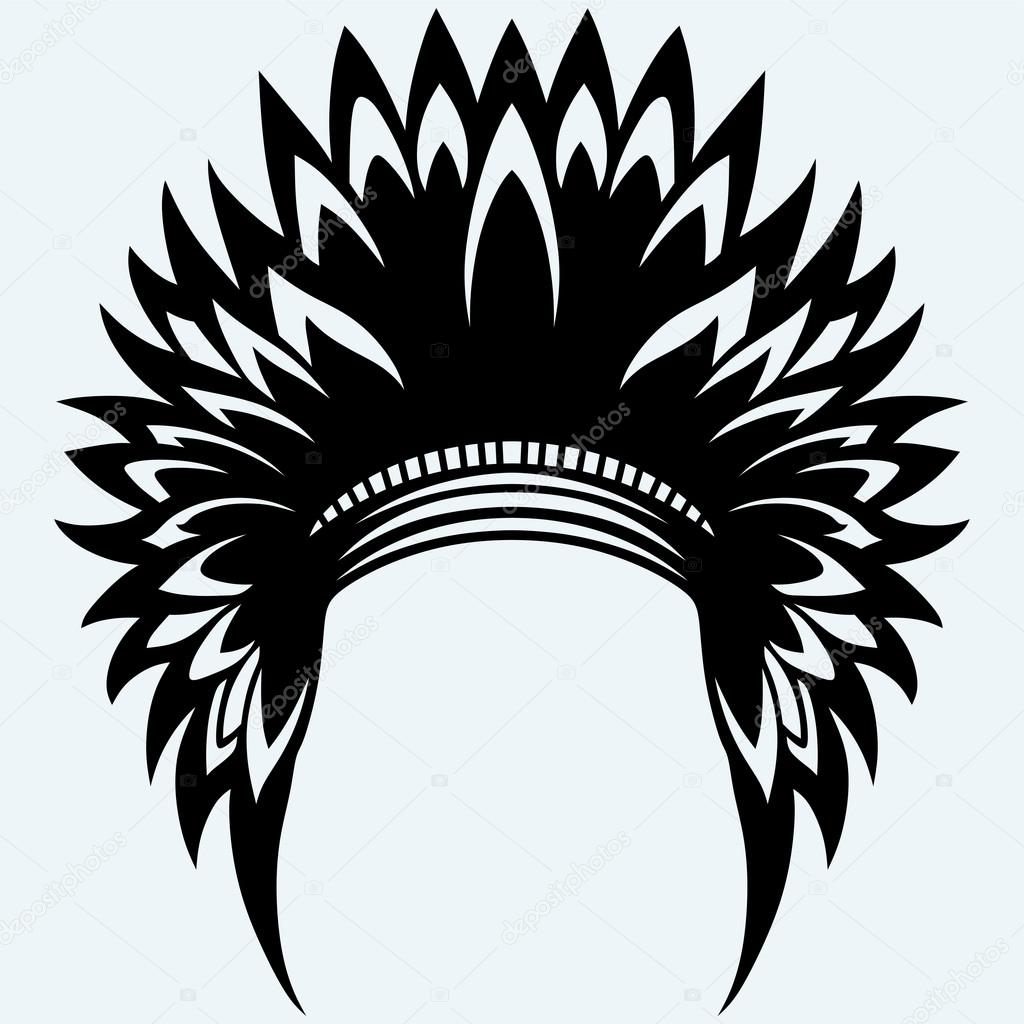 Native american indian headdress
