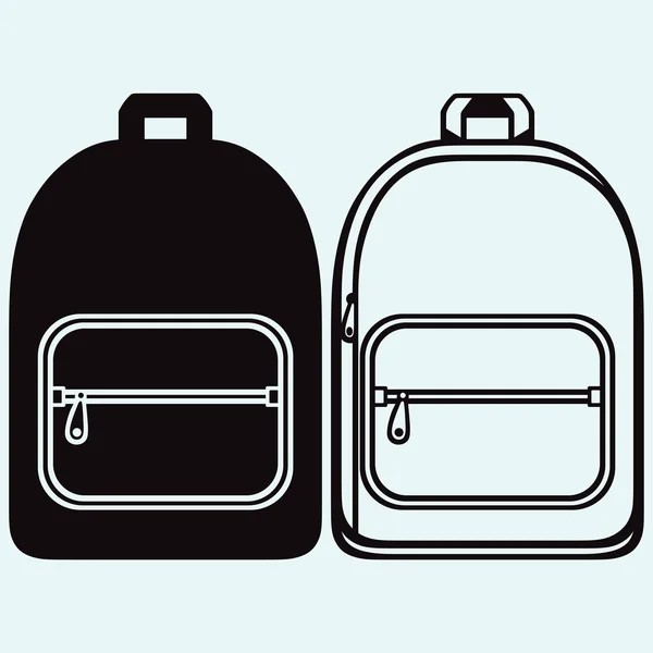 Bolso escolar. Vector — Vector de stock