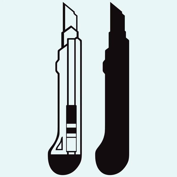 Cuchillo de oficina. Vector — Vector de stock