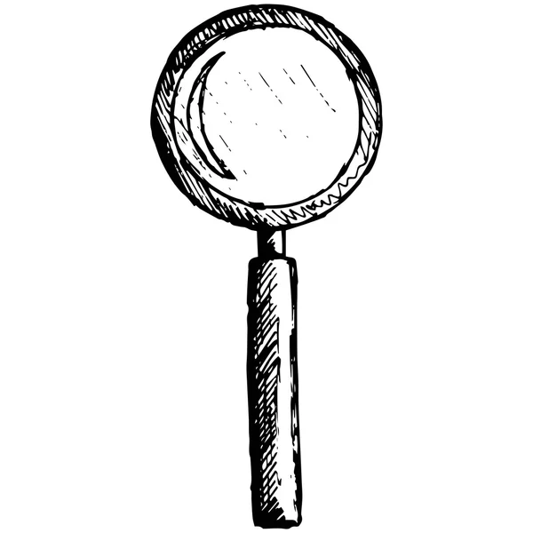 Magnifying glass. Vector — Stock Vector