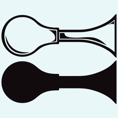 Havalı korna. Vektör