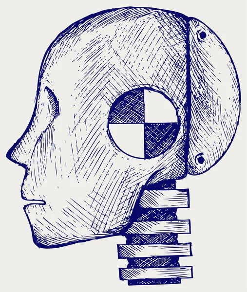 Mannequin d'essai de collision — Image vectorielle