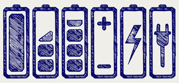 Индикаторы уровня заряда батареи
