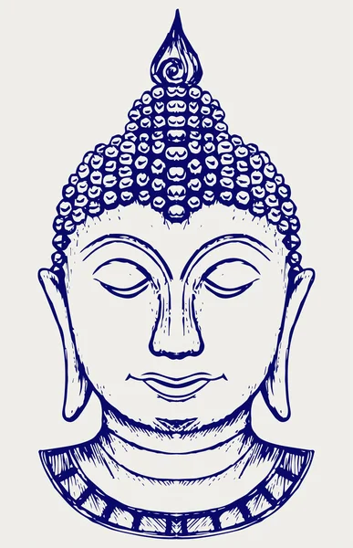 Portrait de Bouddha — Image vectorielle