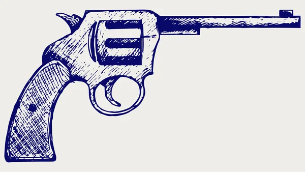 Pistola velha — Vetor de Stock