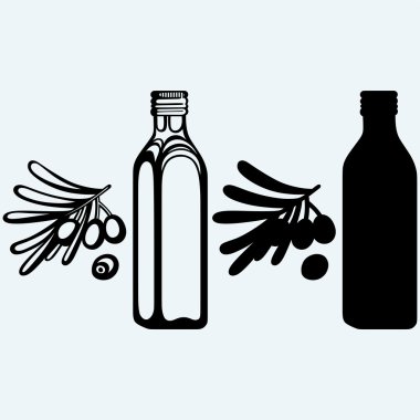 zeytinyağı ve zeytin dalı