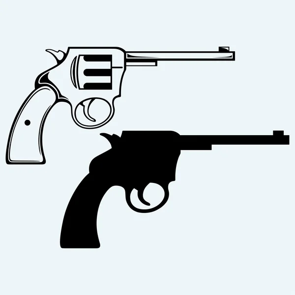 Stary pistolet — Wektor stockowy