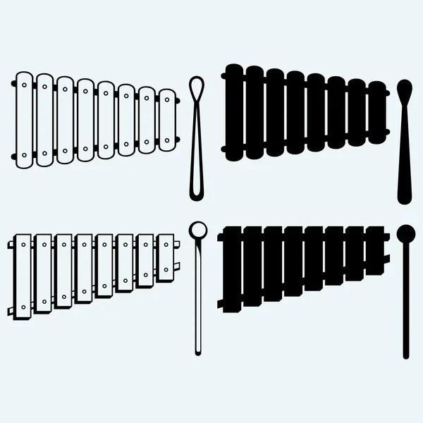 Ilustración de xilófono — Archivo Imágenes Vectoriales