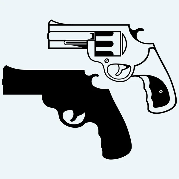 Old pistol — Stock Vector