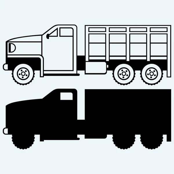 Camion militaire — Image vectorielle