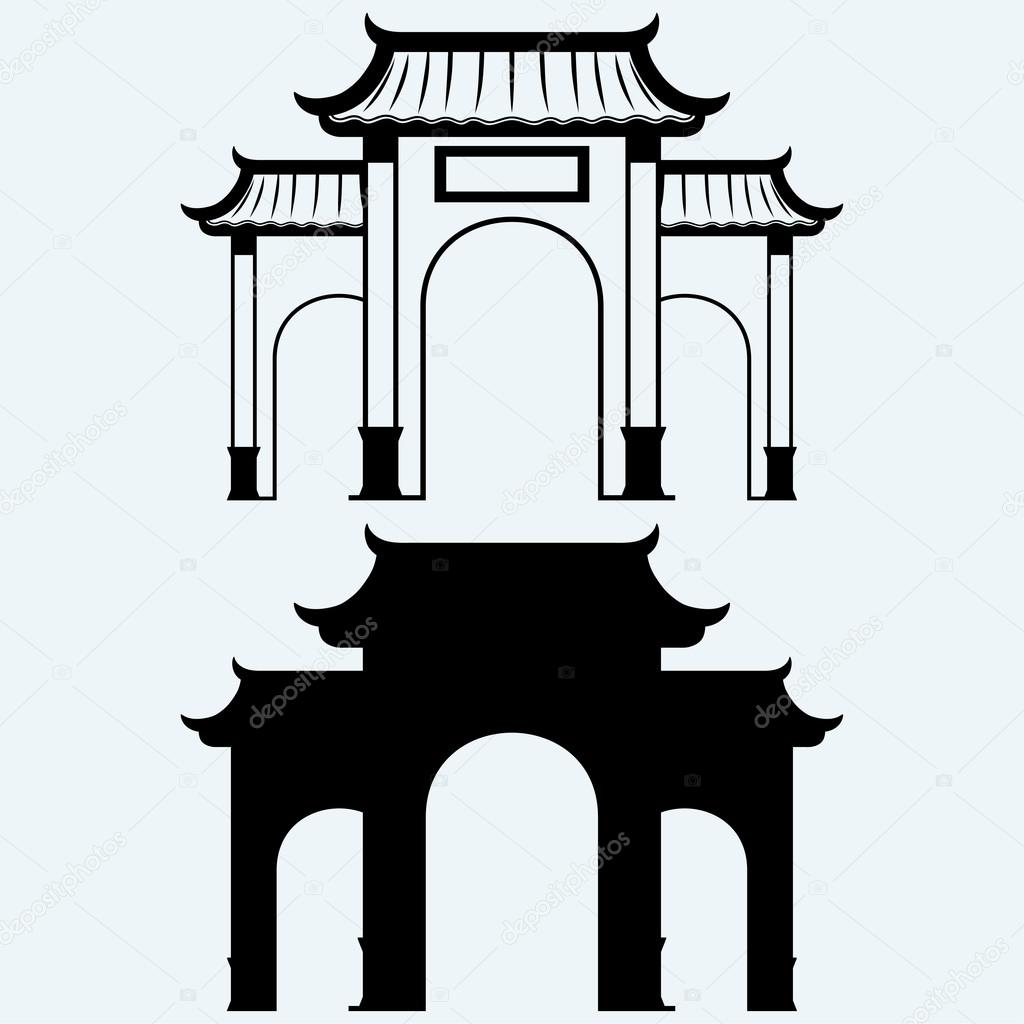 Ancient Chinese gate