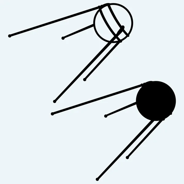 Sovyet uydusu. Vektör — Stok Vektör