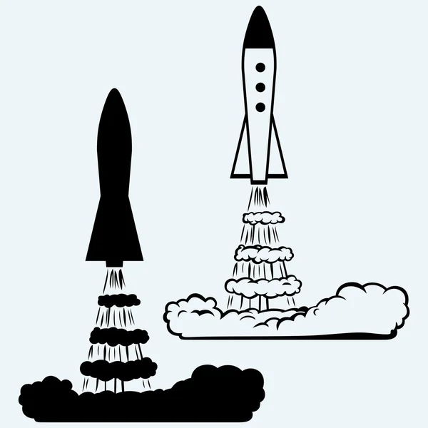 Rocket icon. Vector — Stock Vector