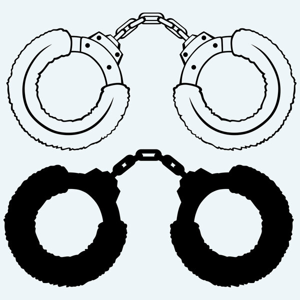 Sexy fluffy handcuffs