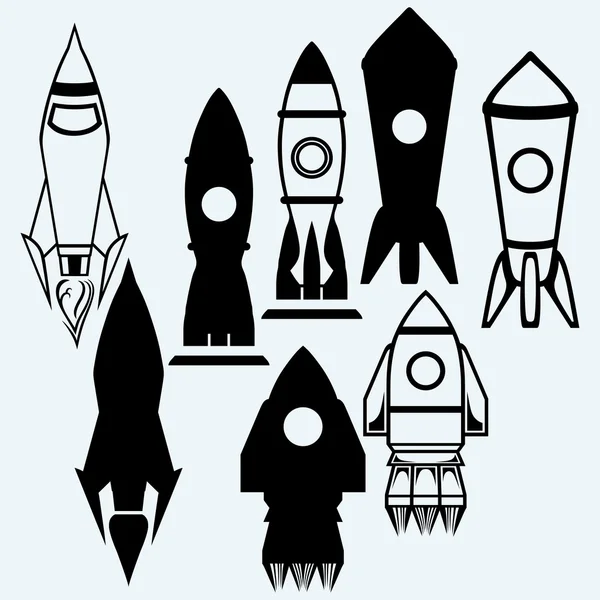 Rocket icon. Vector — Stock Vector