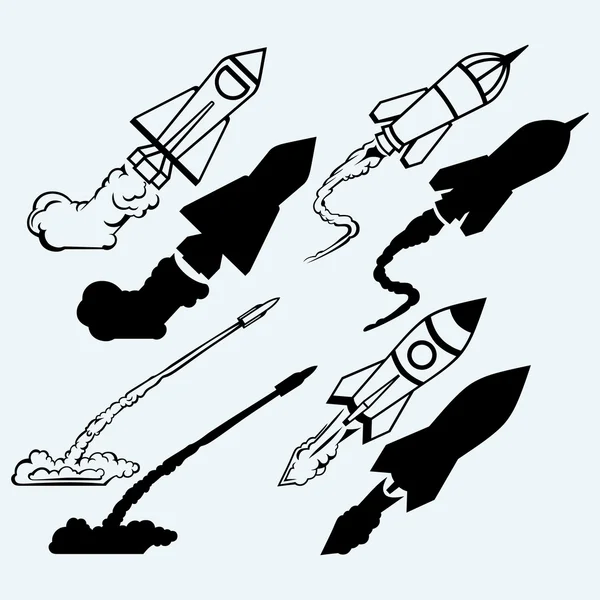 Rocket icon. Vector — Stock Vector