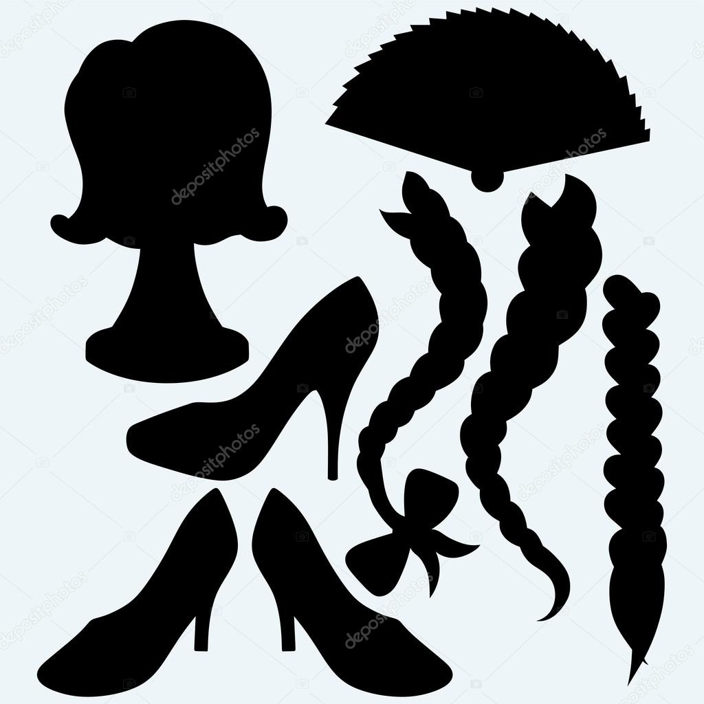 Hair Plait Fashion Vector PNG Images