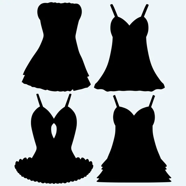 Conjunto vestido de mujer tradicional — Vector de stock