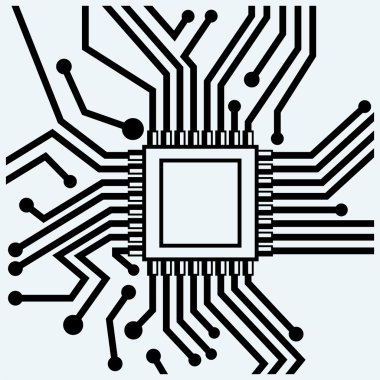 Anakart mikroçip. CPU