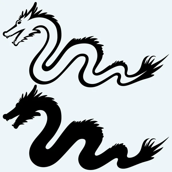 Traditioneller chinesischer Drache — Stockvektor