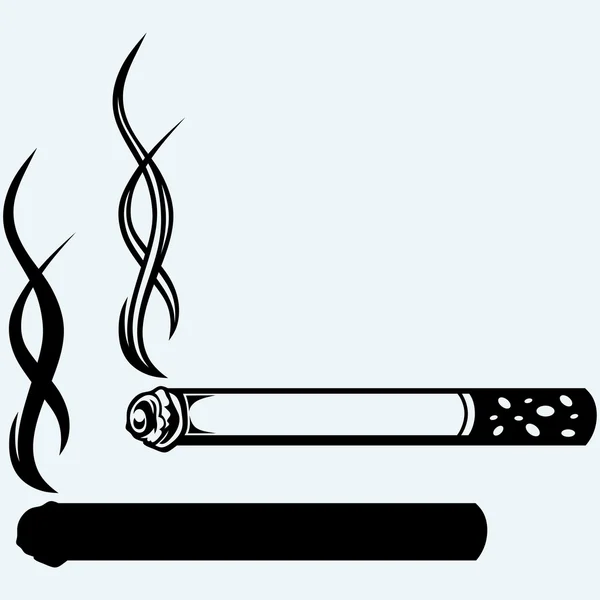 Quemaduras de cigarrillos. Vector — Vector de stock