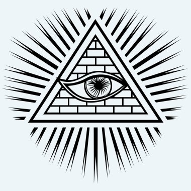 All seeing eye clipart