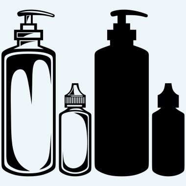 hijyen ürünleri plastik şişelerde