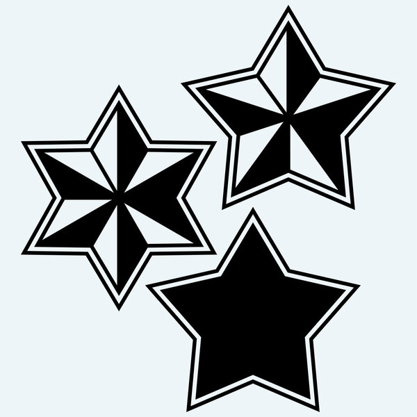 Stars icons set